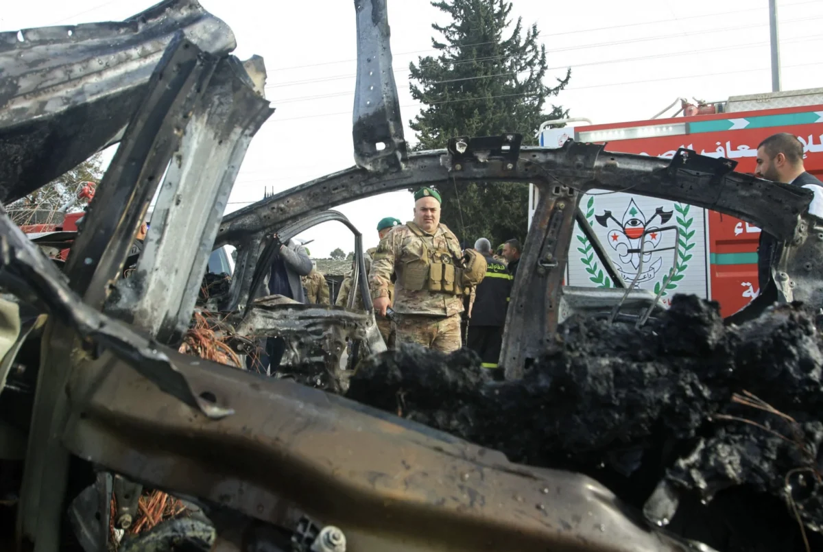 İsrail pilotsuz təyyarəsi Beyrutun cənubunda iki Hizbullah üzvünü öldürüb