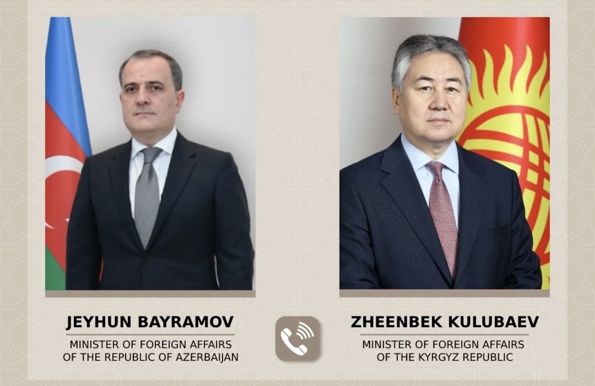 Ceyhun Bayramov qırğızıstanlı həmkarını təbrik edib