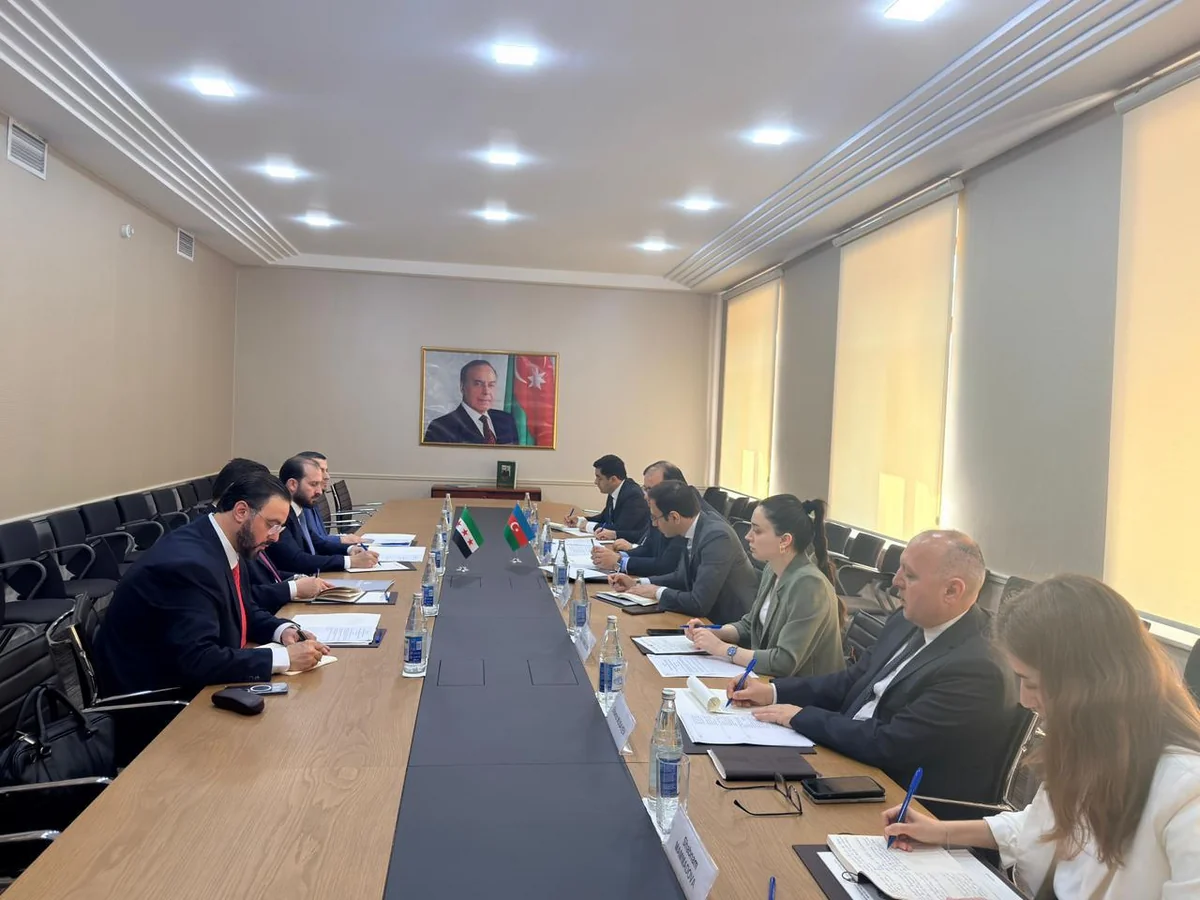 Bakıda Azərbaycan və Suriya XİN-ləri arasında ilk konsulluq məsləhətləşmələri keçirilib