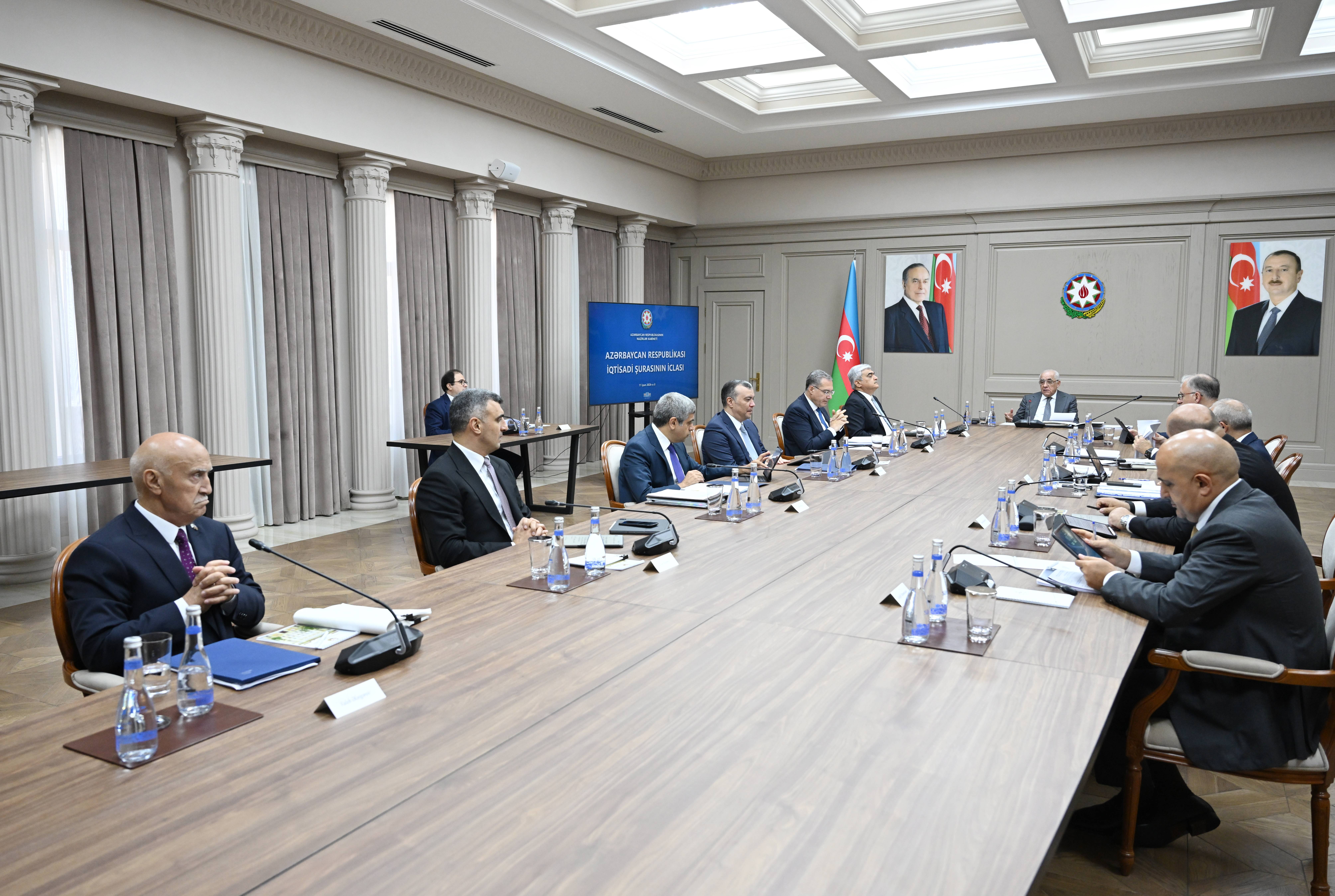İqtisadi Şuranın növbəti iclası keçirilib