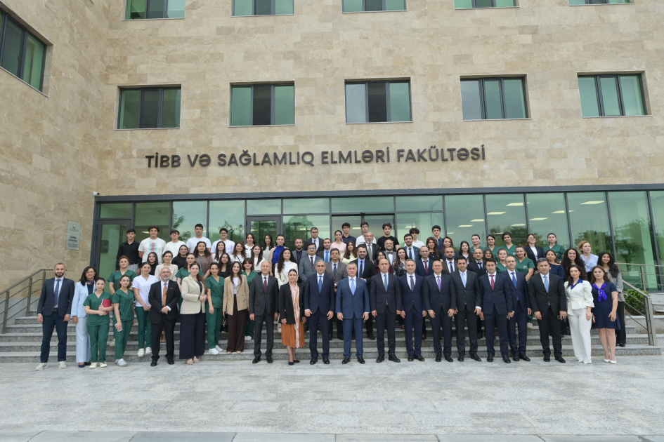 Səhiyyə naziri ilə elm və təhsil naziri Qarabağ Universitetində olublar - Fotolar