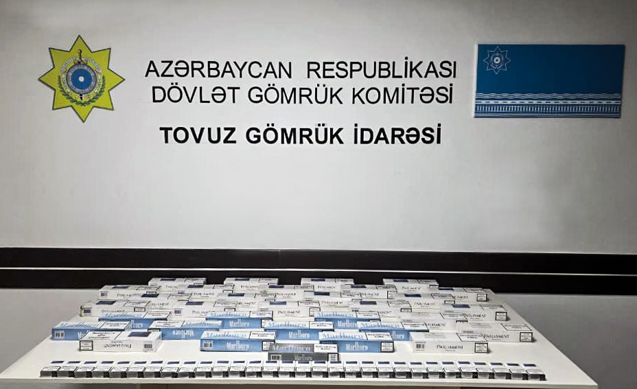 Gömrük nəzarətindən gizlədilən xeyli miqdarda siqaret aşkar edilib