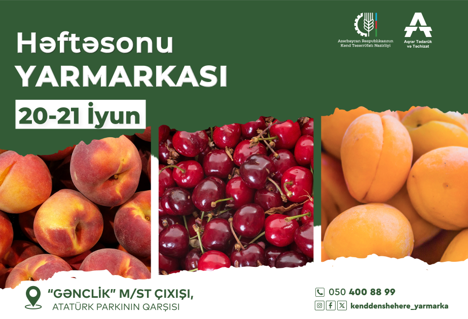 Bakıda növbəti “Kənddən Şəhərə” həftəsonu yarmarkası təşkil olunacaq