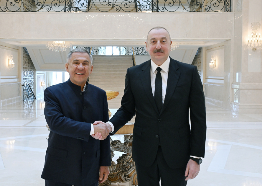 Tatarıstan Respublikasının Rəisi Prezident İlham Əliyevi təbrik edib