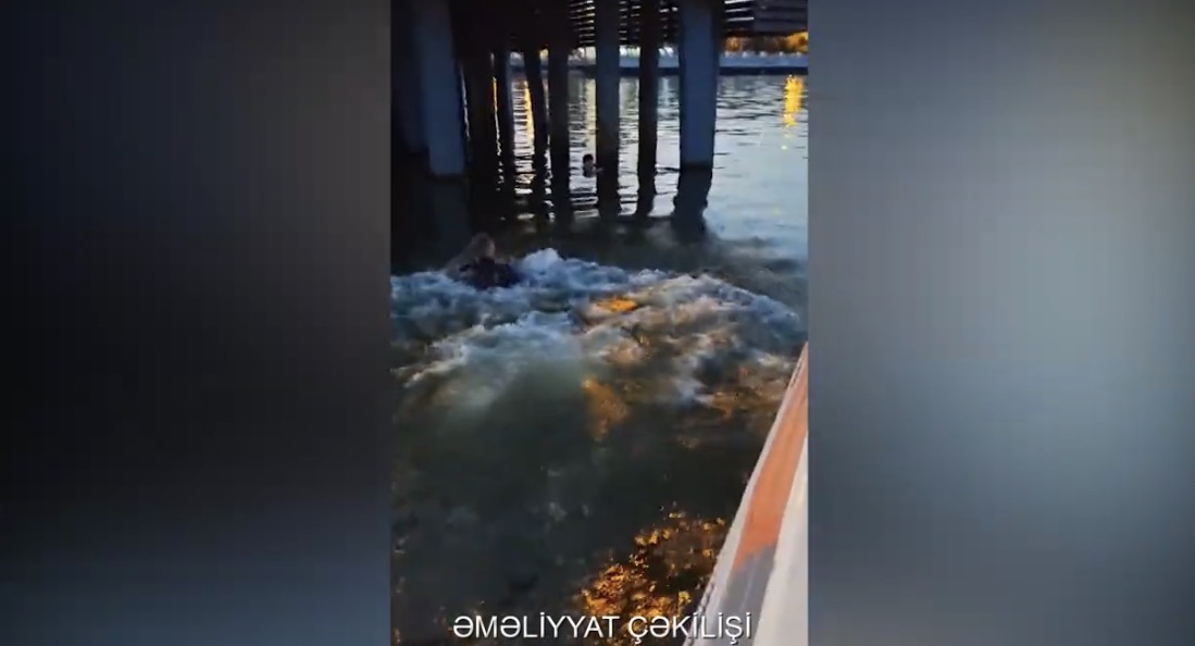 Bakıda gənc dənizdə batma təhlükəsindən xilas edilib