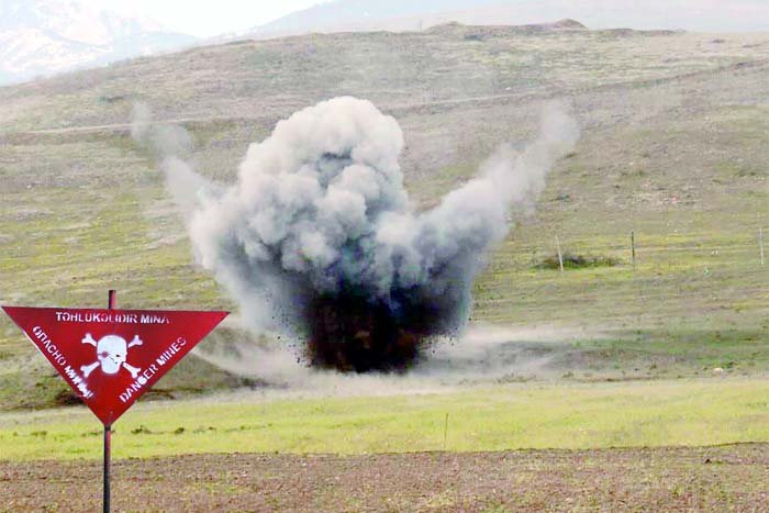 Ötən həftə nə qədər ərazi minalardan təmizlənib?