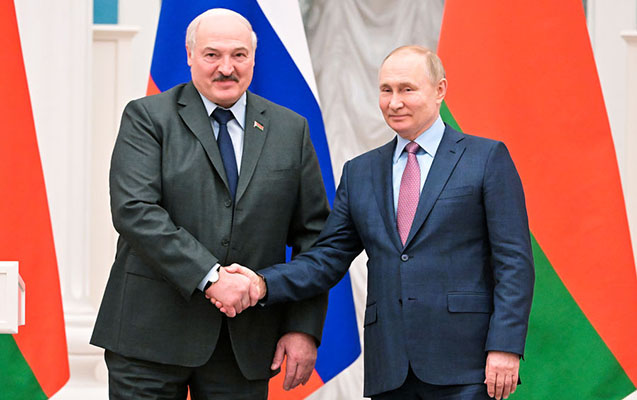 Putin Lukaşenko ilə görüşüb