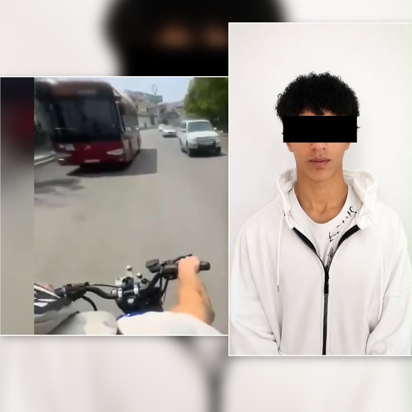 Təhlükəli motosiklet sürücüsü saxlanılıb