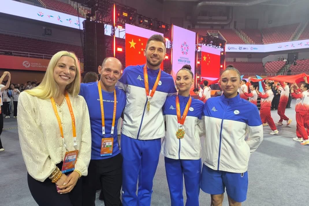 Azərbaycan gimnastları Dünya Kubokunda qızıl medal qazanıblar