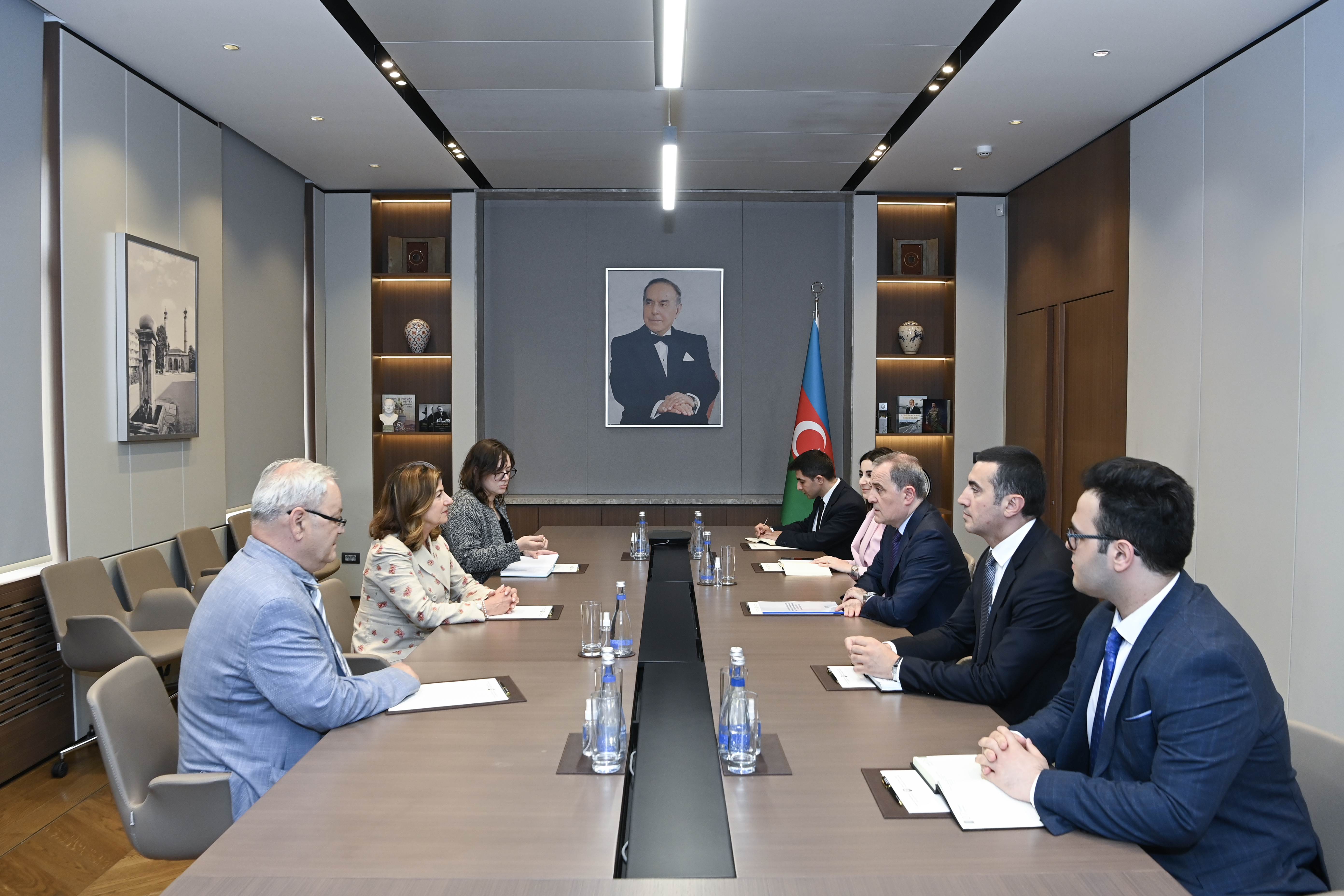 Ceyhun Bayramov Katrin Bomberger ilə görüşüb