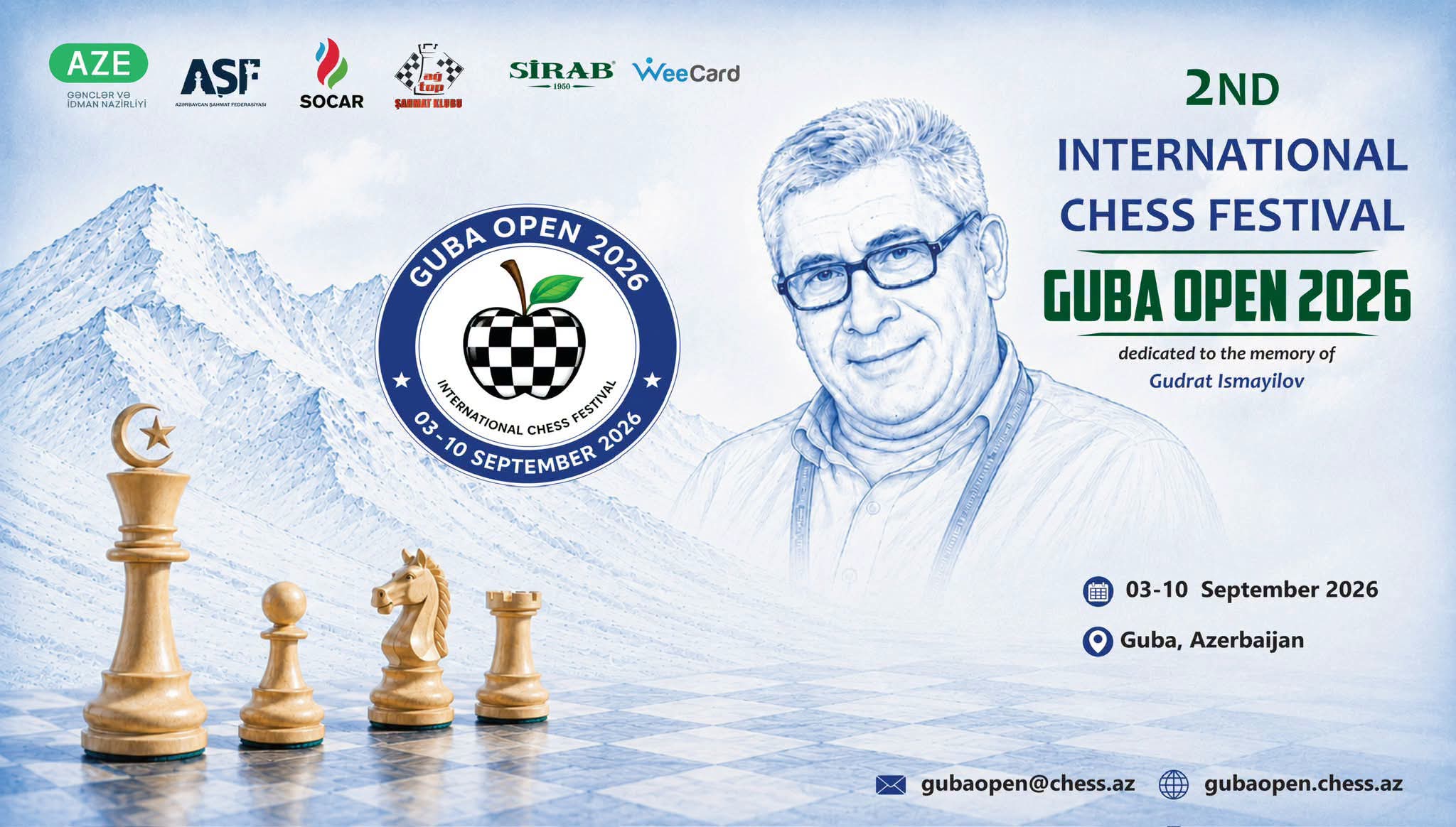 "Quba Open 2026" Beynəlxalq Şahmat Festivalının keçiriləcəyi tarix açıqlandı