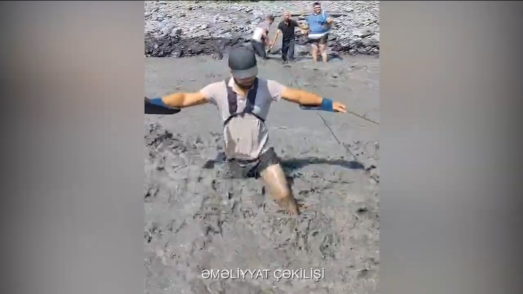 Zaqatalada selə görə çayda köməksiz qalan 5 nəfər xilas edilib