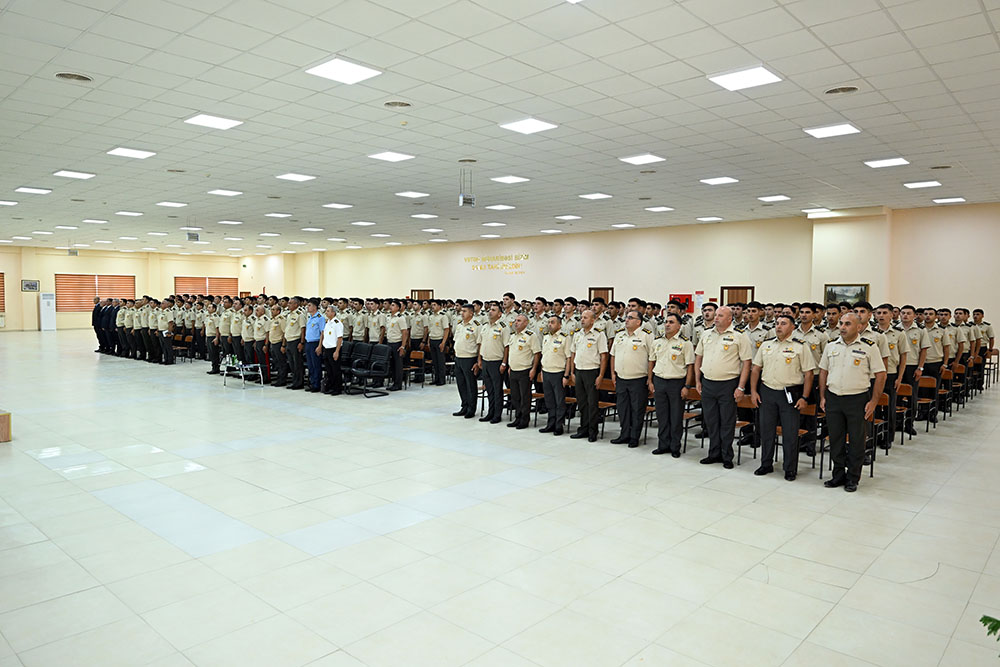 "Zabit ixtisas kursu"nun növbəti buraxılış mərasimi keçirilib