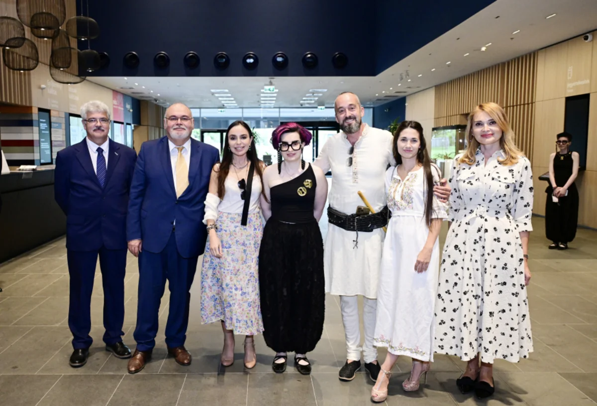 Leyla Əliyeva Budapeştdə "Azərbaycan xalçaları – ənənədən müasir incəsənətə" sərgisinin təqdimatında iştirak edib