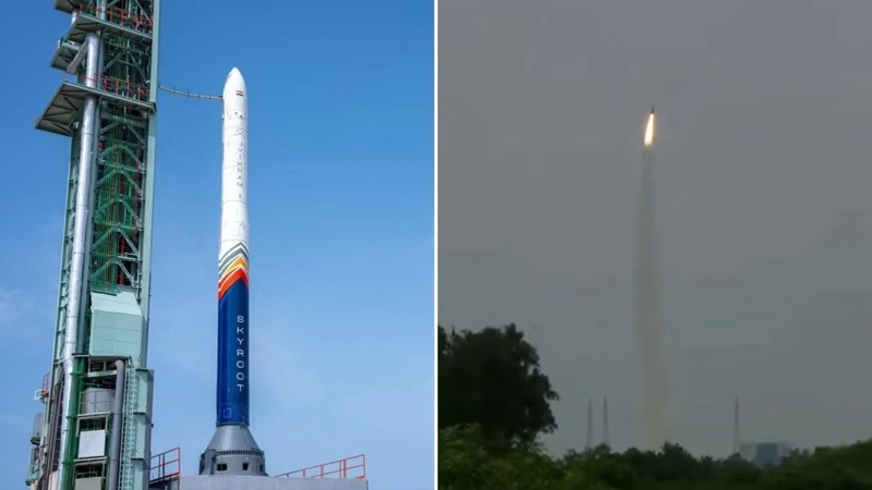 Hindistan ilk özəl "Vikram-1" raketini buraxıb