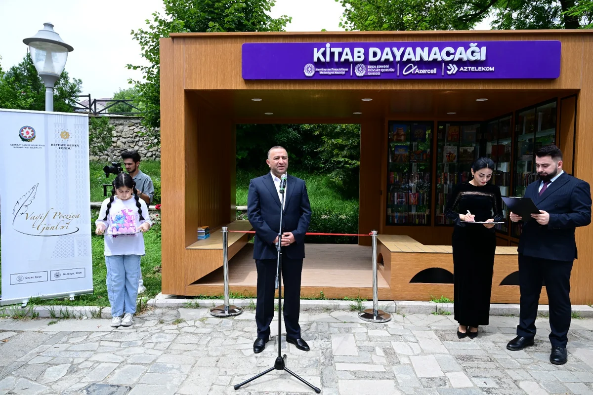 Şuşada "Kitab dayanacağı" istifadəyə verilib