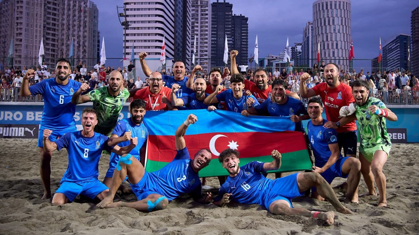 Çimərlik futbolu üzrə Azərbaycan millisi Avropa çempionatında B Liqasının qalibi oldu