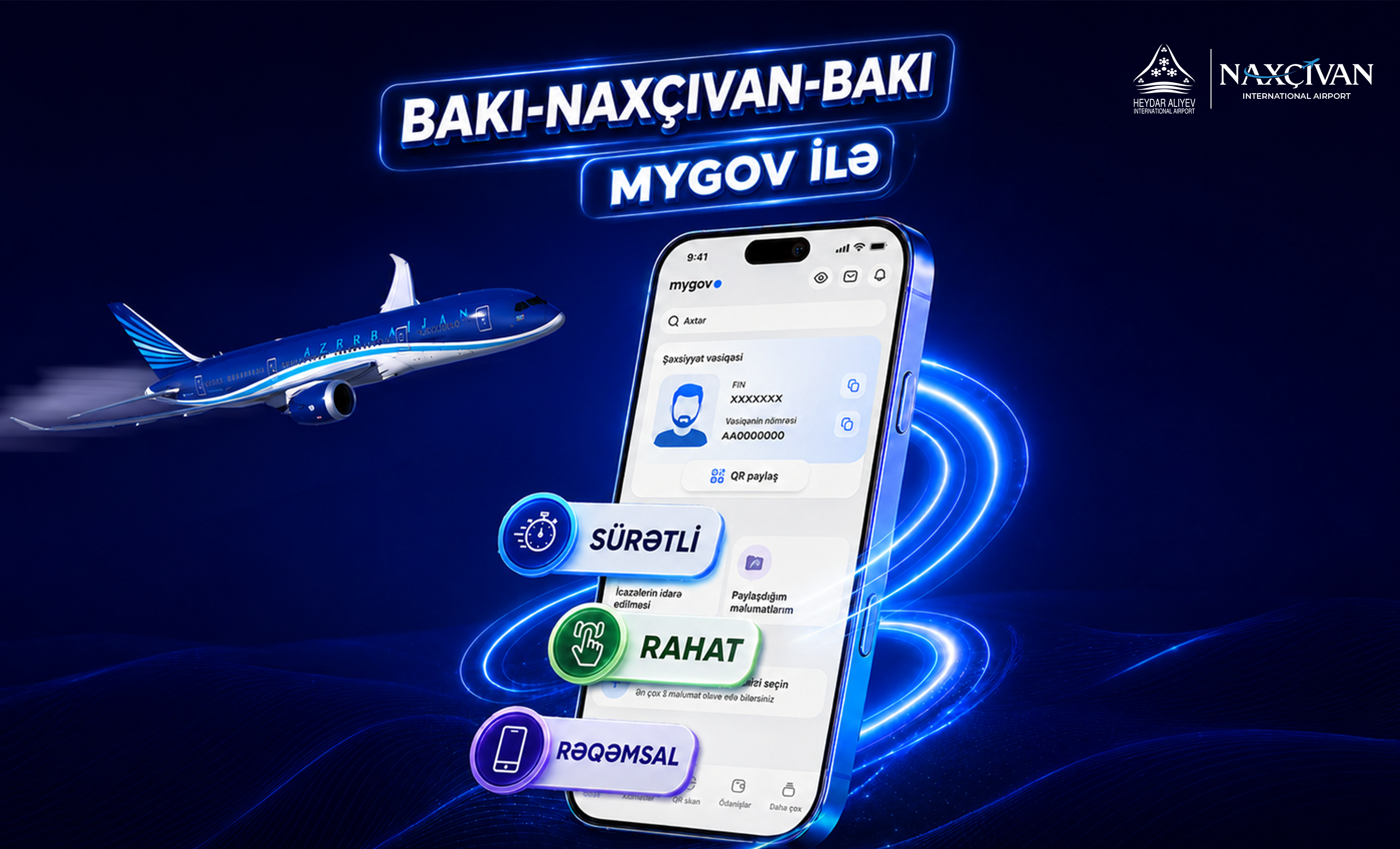  Bakı–Naxçıvan–Bakı marşrutu üzrə sərnişinlər üçün yeni rəqəmsal qeydiyyat xidməti istifadəyə verilib