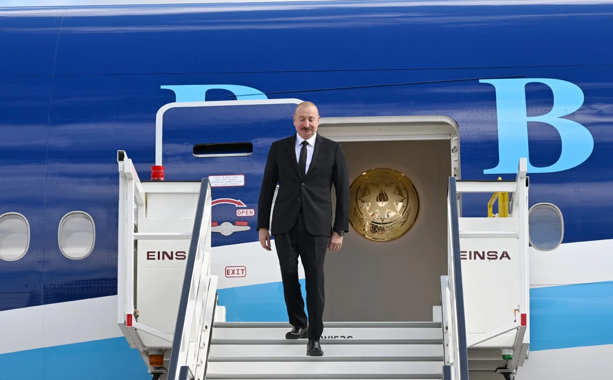 Prezident İlham Əliyev Almaniyaya rəsmi səfərə gəlib