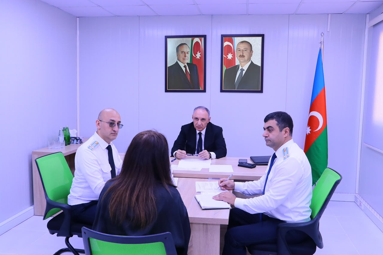 Baş prokuror Kəlbəcər rayonunda vətəndaşları qəbul edib