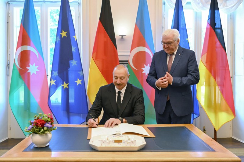 İlham Əliyev: Almaniya Azərbaycan üçün vacib tərəfdaşdır - FOTO