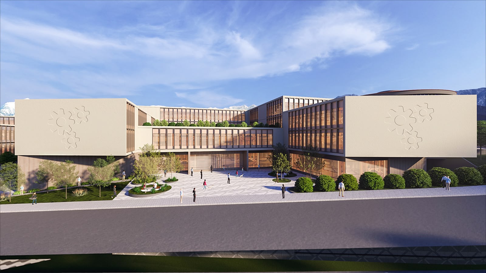 Qarabağ Universitetinin Mühəndislik fakültəsinin binasının görünüşü təqdim edilib