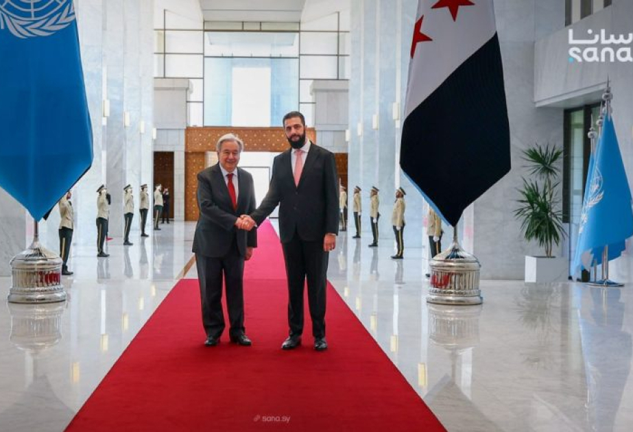 Antonio Quterreş Dəməşqdə Suriya lideri ilə görüşüb