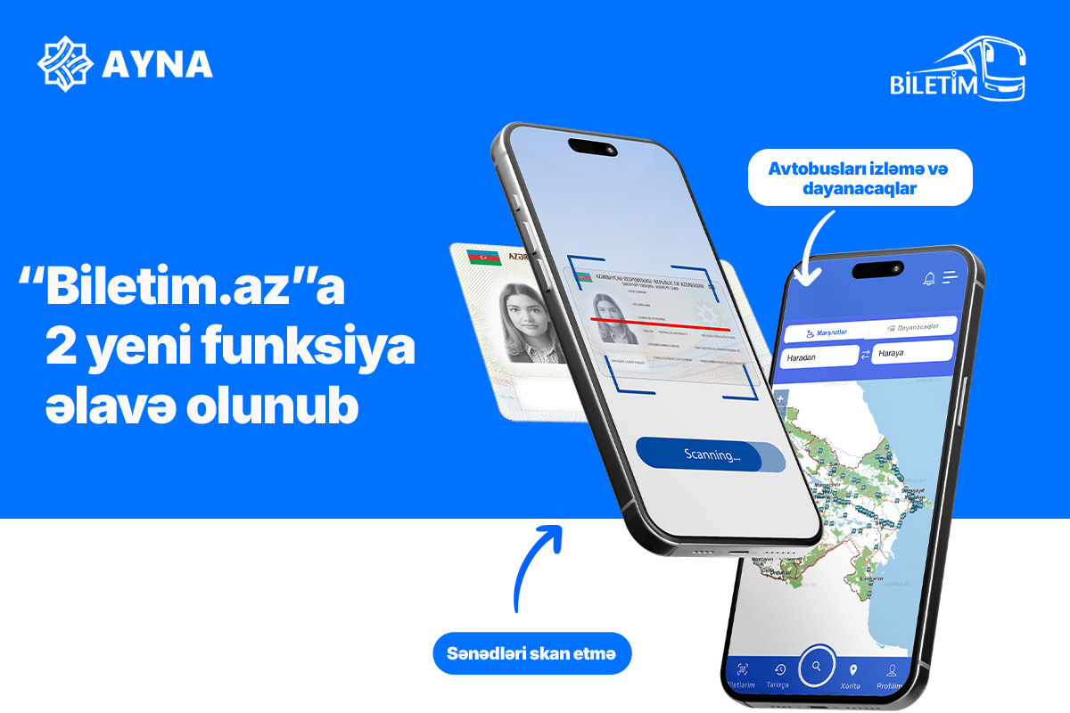 AYNA: “Biletim.az” portalında funksionallıq artırılıb
