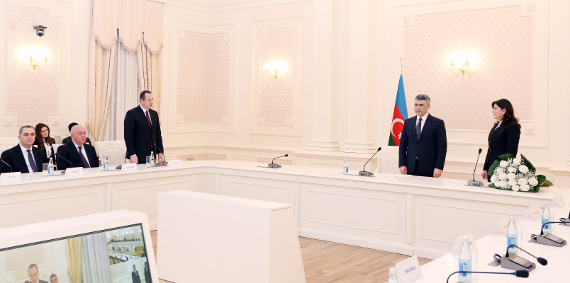 Naxçıvan  Ali Məhkəməsinə sədr təyin edilən Aida Hüseynlə görüş keçirilib