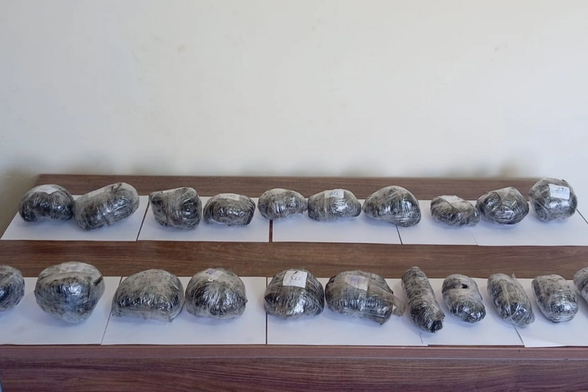 İrandan Azərbaycana narkotik keçirmək istəyən şəxslər saxlanılıb 