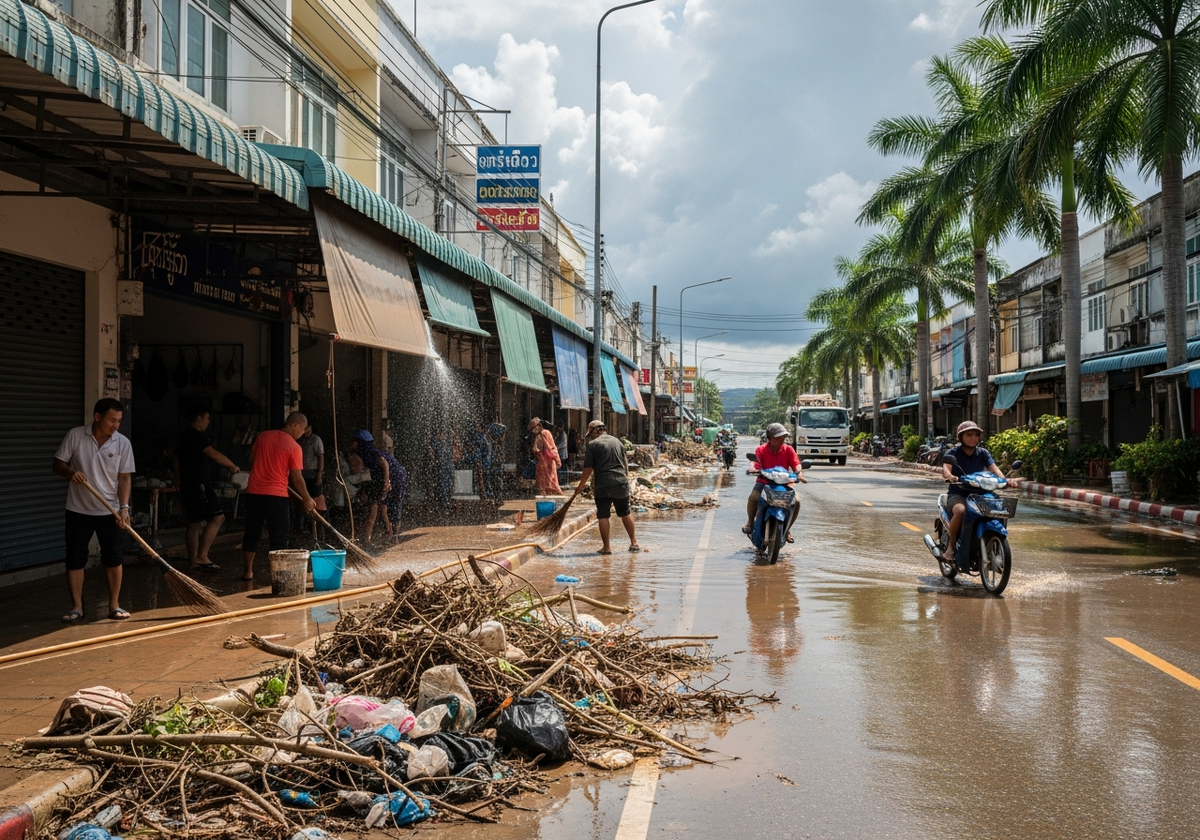 Tailandda daşqınlar səbəbindən 1800-dən çox xarici turist xilas edilib