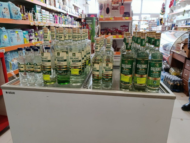 Cəlilabadda saxta alkoqollu içkilərin satışa çıxarıldığı aşkarlanıb